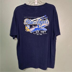 Blue Angels Naval Air Training Command USN US Navy T-Shirt Size XL Air Squadron